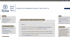 Desktop Screenshot of growwithtyson.com